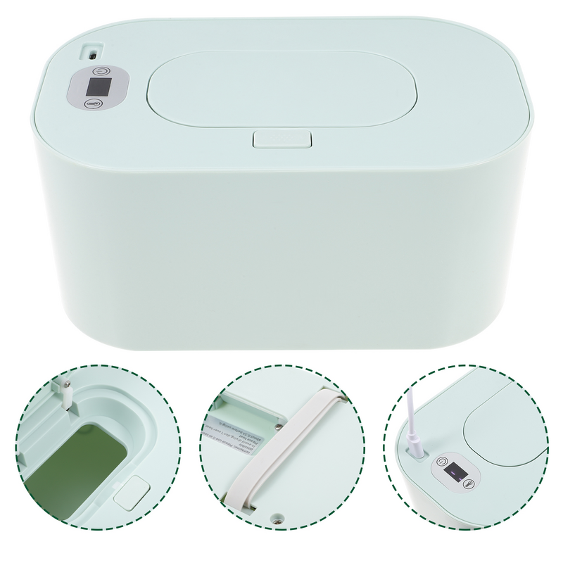 Wipe Warmer for Babies Portable Wipes Warmer Heater Adult Dispenser Wipes Wipes Diapers Car Portable Wet Wipes Heater Dispenser