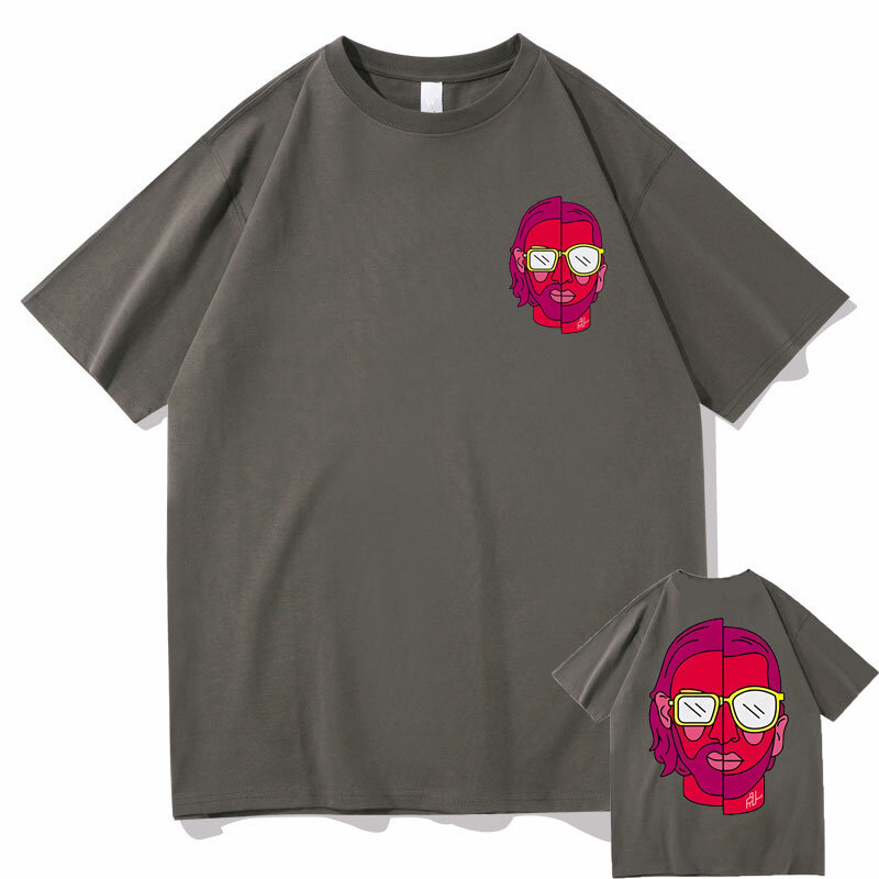 Le Monde Chico 프린트 티셔츠 앨범 PNL 프렌치 랩 그래픽 티셔츠 힙합 티셔츠 남성/여성 브랜드, 하라주쿠 티셔츠 남성 스트리트웨어