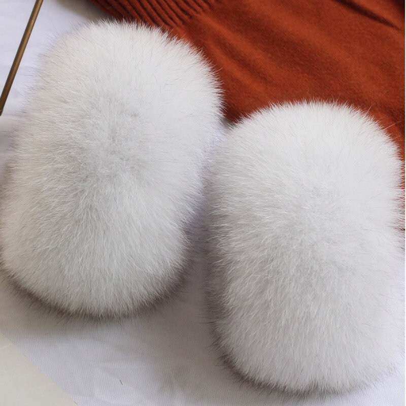 Fox Fur Cuffs For Women Fluffy Oversleeve Natural Fur Sleeves Wrist Thickened Fur Cuff Female Winter Wrist Arm Warmer Sleeve