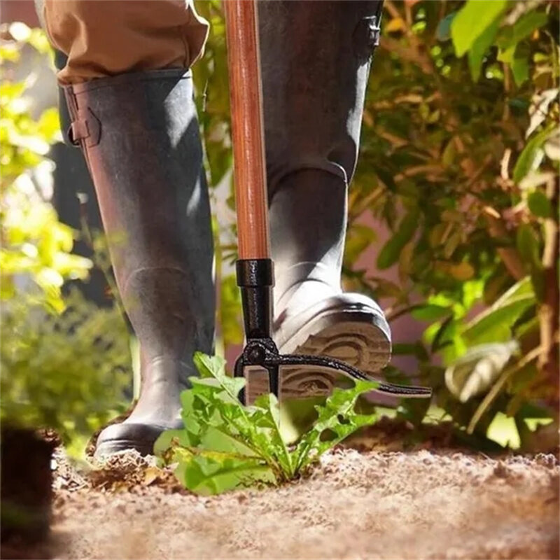 Strumento per estrattore di erbacce in piedi strumento per la rimozione di erbacce manuale con artiglio in alluminio per accessorio per la rimozione di erbacce da giardino all'aperto