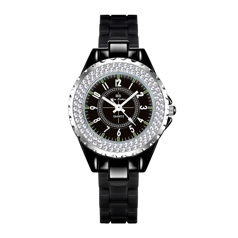 Jam tangan untuk wanita 2023 jam tangan wanita berlian kristal elegan jam tangan wanita jam tangan jam tangan keramik untuk wanita