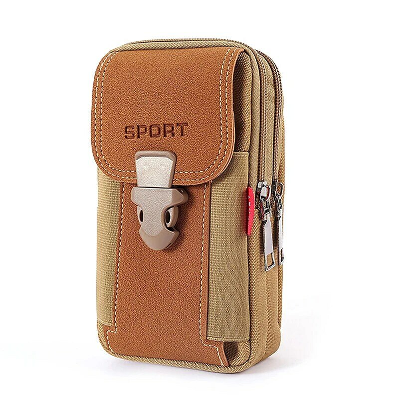 Étui de téléphone portable Molle avec pocommuniste à la taille, petit sac à dos DulDuty avec ceinture, étui de transport, porte-cartes