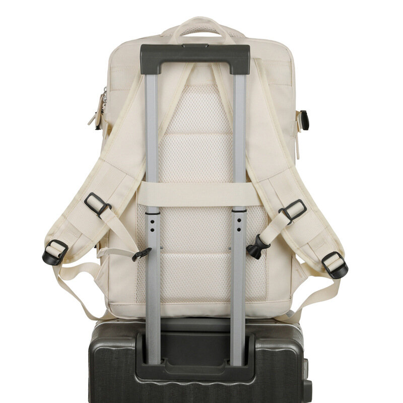Travel Backpack Flight Approved Carry On Shoulder Bag for Women Men Expandable Large Luggage Business Daypack College Schoolbag