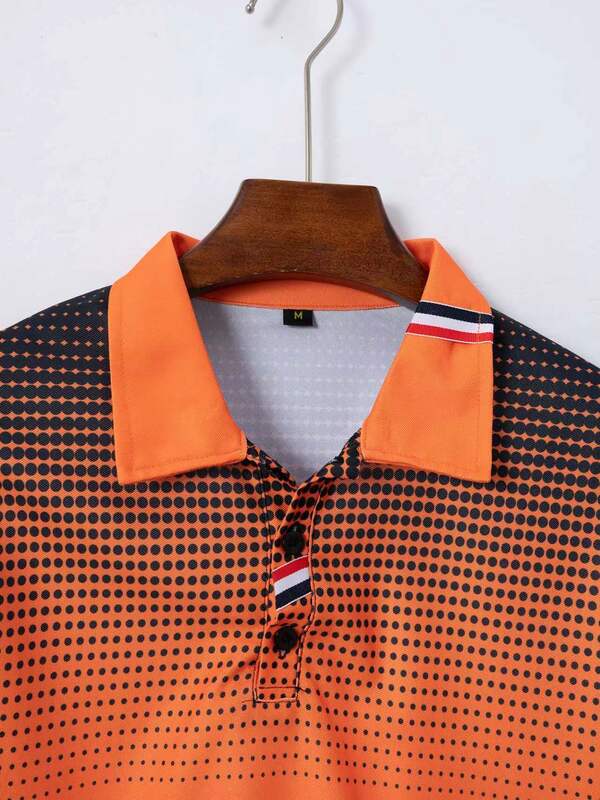 Polo de manga corta con solapa para hombre, camiseta informal de Golf, ajustada, a la moda, de verano, novedad