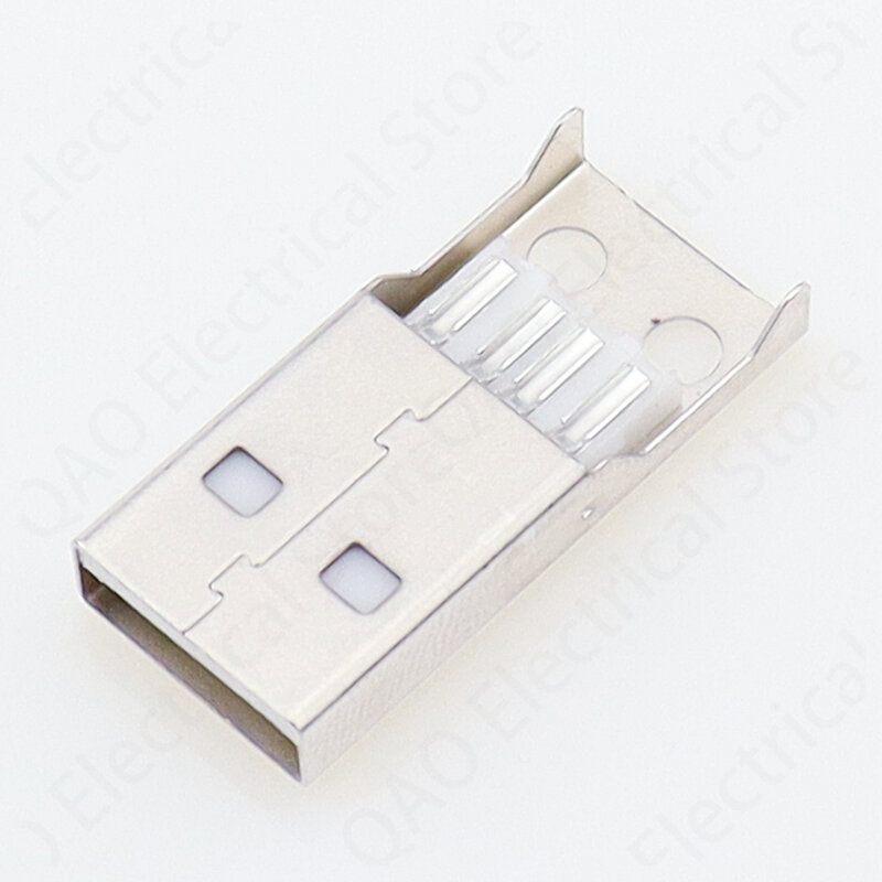 Imc hot new 10 stücke geben einen männlichen USB 4-poligen Steckdosen stecker mit schwarzer Kunststoff abdeckung ein