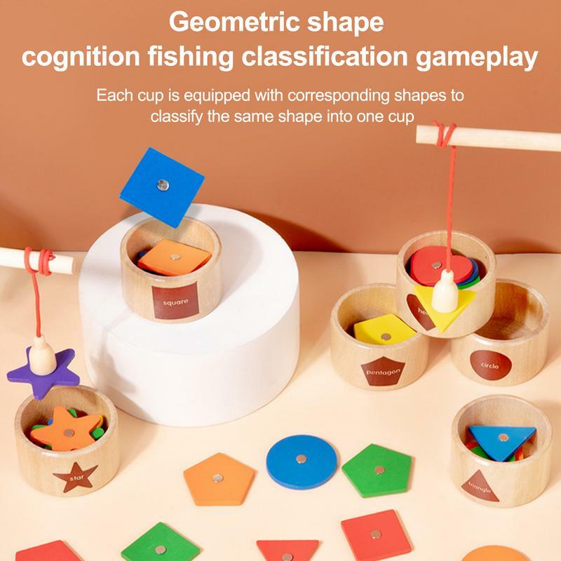 子供のための色と形の並べ替えゲーム,モンテッソーリの木のおもちゃ,色と形の認識,男の子と女の子のための教育玩具