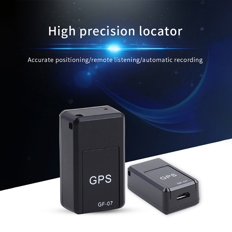 Voiture GPS Mini Tracker GF-07 Suivi En Temps Réel Anti-Vol Anti-perte Localisateur Bain Magnétique Montage epiMessage Positionneur