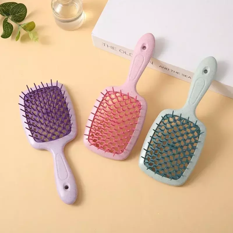 Hair comb Detangling Tangled Hair Comb Hollow Out Massage Combs Anti-static Hair Comb Salon Hairdressing Styling Tools
