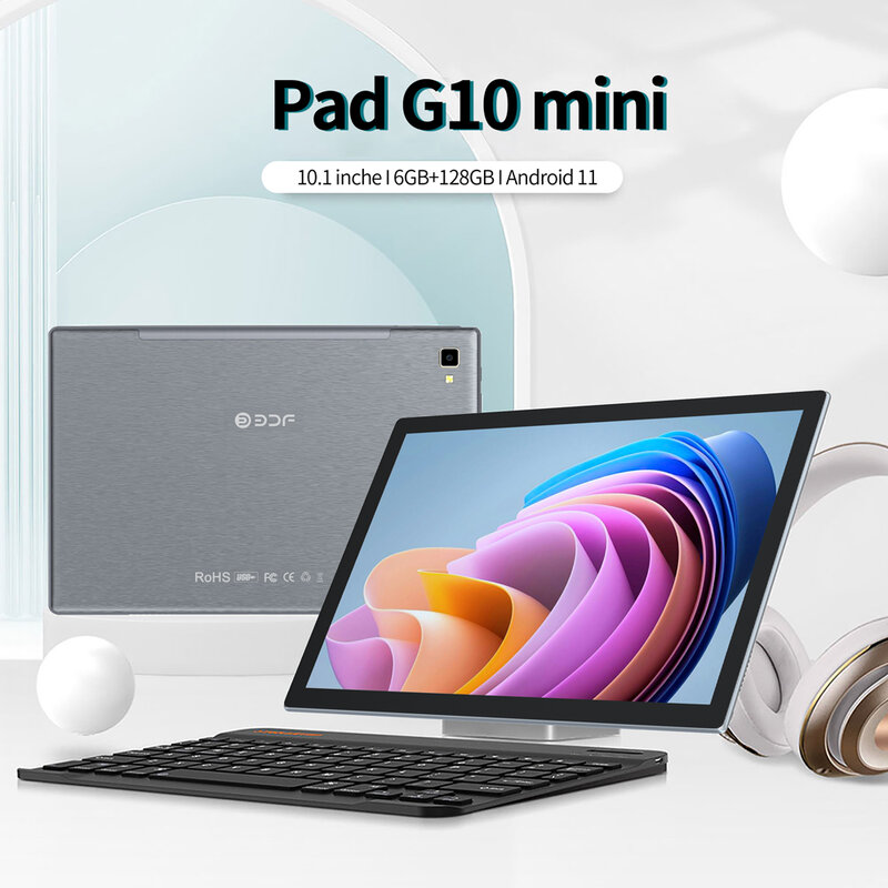 Sauenaneo-G10 2023 Tablet Android 11, 10,1 ", 1280x800 IPS, 6GB de RAM, 128GB de ROM, Octa-core, Dual 4G SIM, Dual WiFi, GPS, Tablets, 2024
