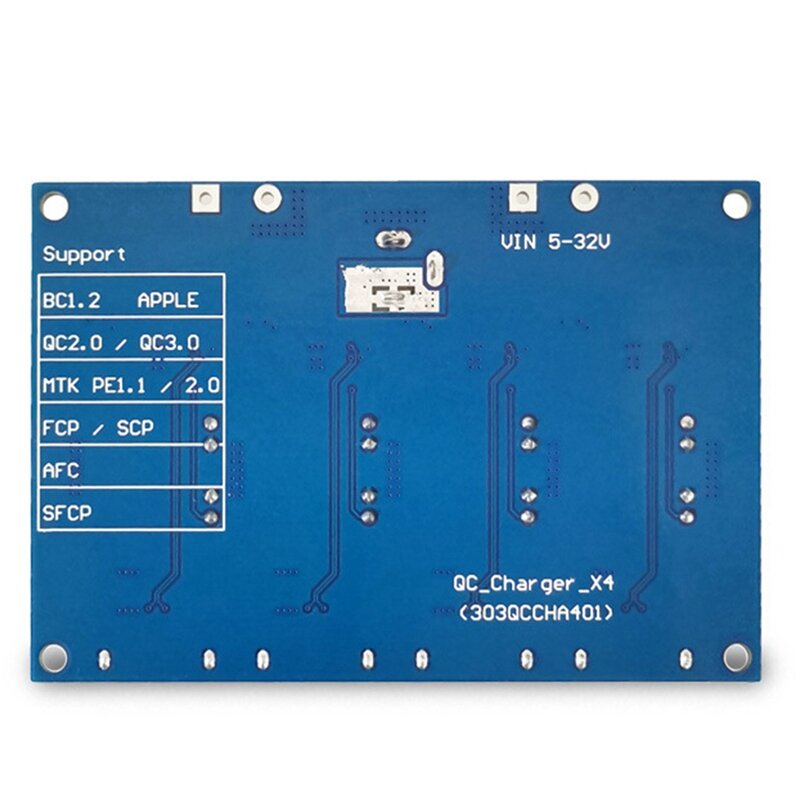 Módulo de carga rápida QC3.0 2,0, accesorio portátil multifunción para Huawei FCP, IP6505, cuatro canales
