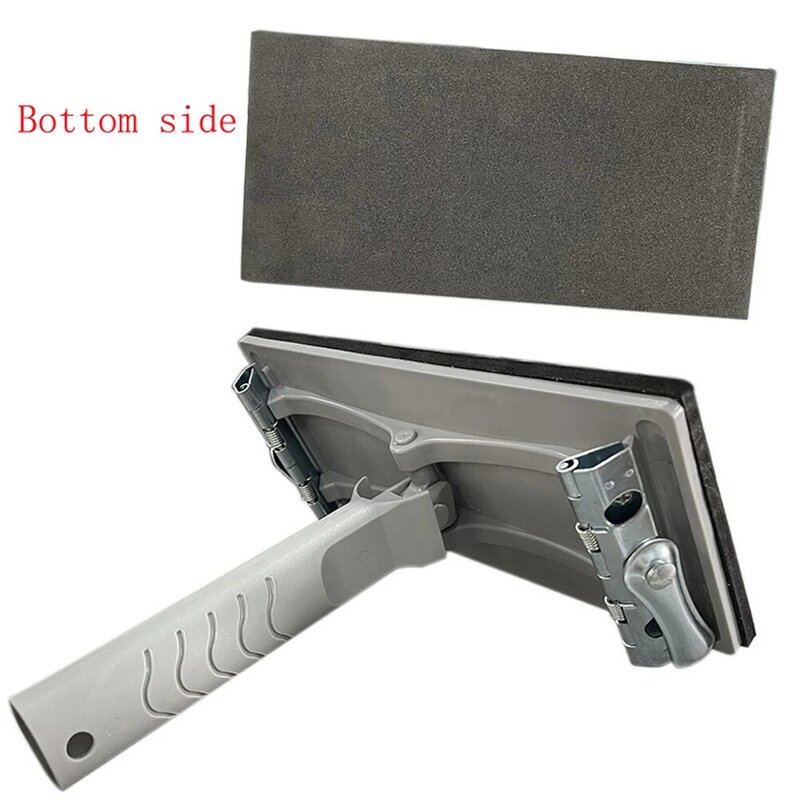 Шлифовальный инструмент, рабочая стена, 1 шт. для фиксации наждачной бумаги, серого пластика для фиксации наждачной бумаги, плотной и надежной