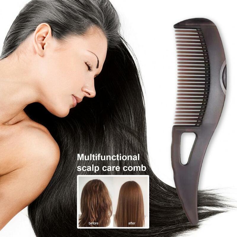 21cm Dandruff Removal Comb Hollow Tooth Hairbrush For Scalp Point Massage & Grease Removal Massage Comb To Reduce Scalp Itching