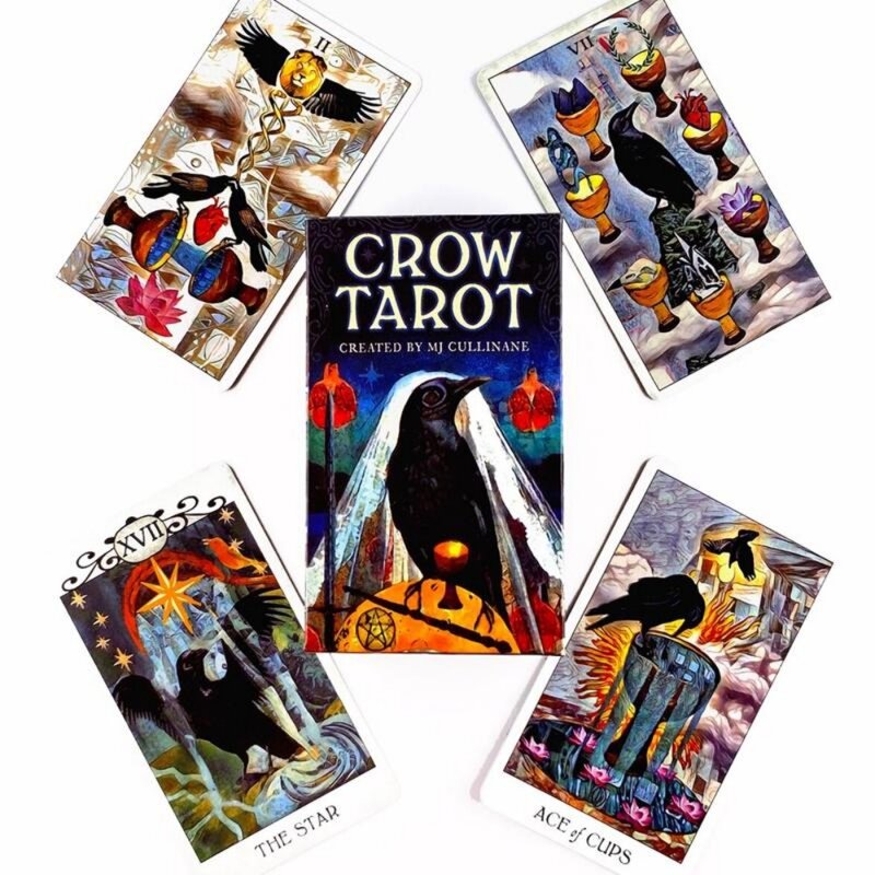 10,3*6 см ворона Таро колода Досуг Женская настольная игра предсказание пророчество Оракл карты