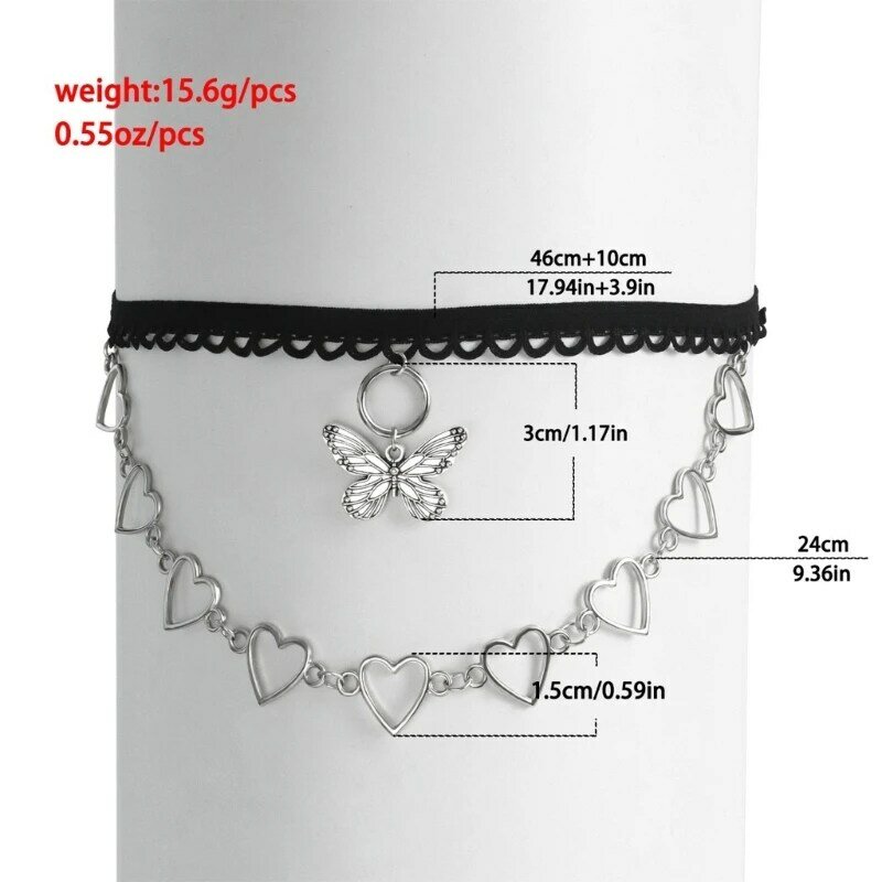Sexy Body Chains for Leg Tassel Silver/ Golden Jewelry for Women Girls Summer Harness Butterfly-shape Charm Jewelry Dropship