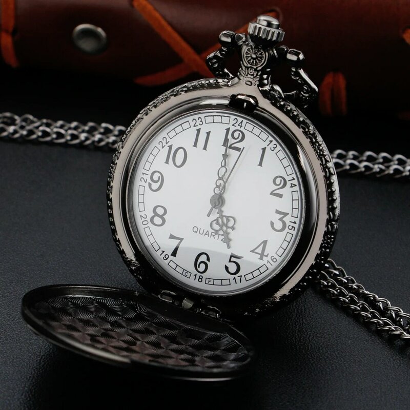 خمر السوفياتي المنجل المطرقة نمط كوارتز ساعة جيب للرجال ، البرونزية قلادة على مدار الساعة ، CCCP شعار ، قلادة ، الذكور كبار الهدايا ، المنجل