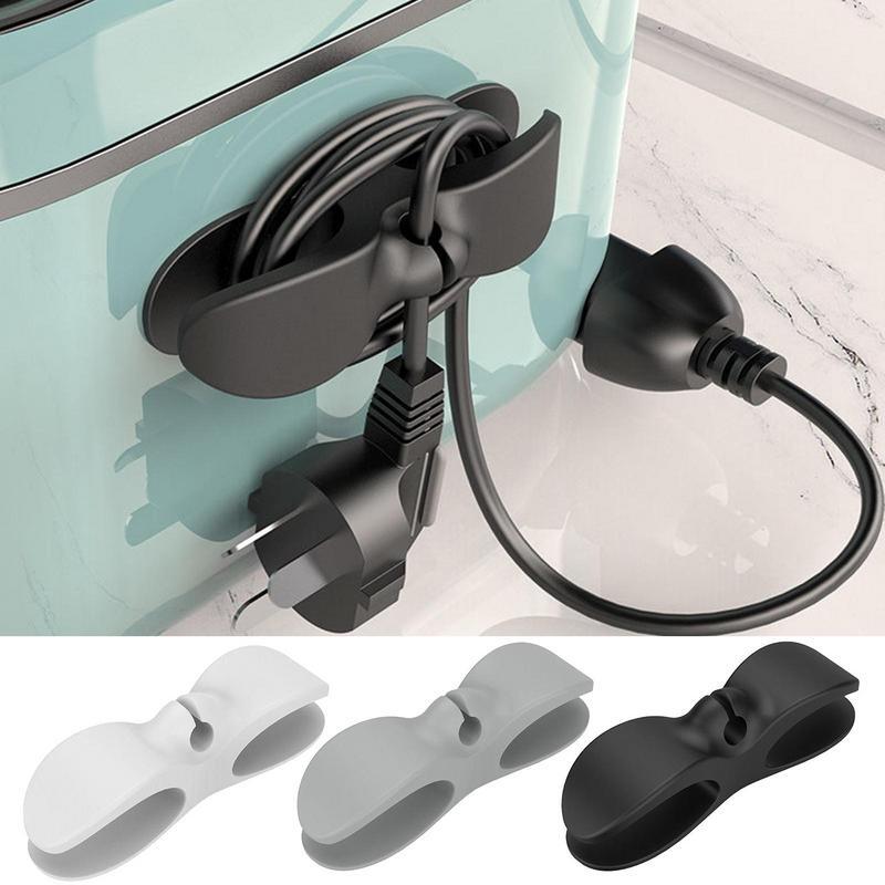 Cord Winder Organizer for Household Kitchen Appliances Cord Wrapper Cable Management Clips Holder for Air Fryer Coffee Machine