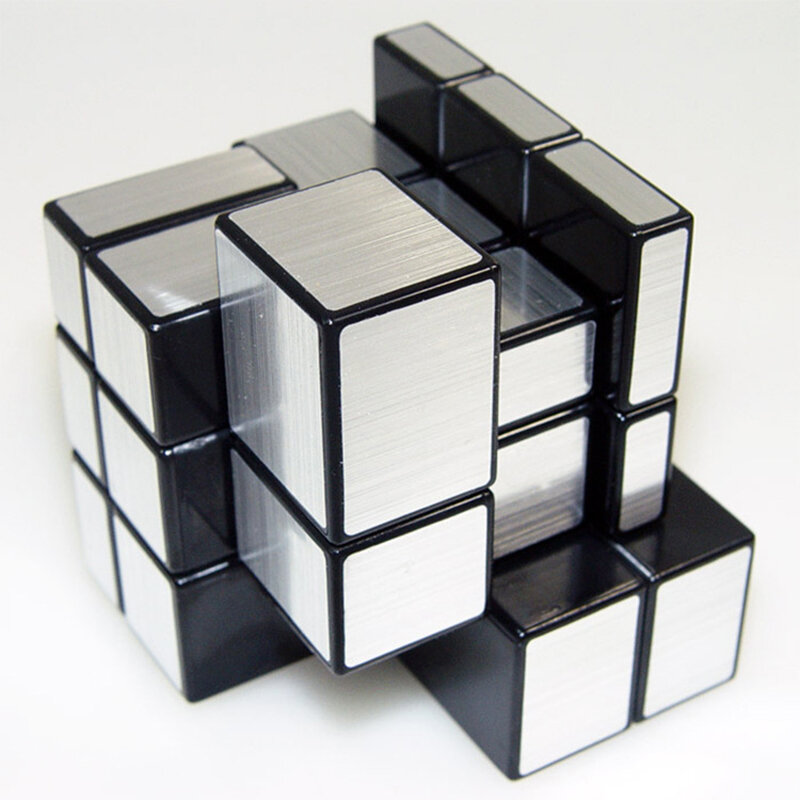 Magic Cube Puzzle para crianças, Cubo de espelho liso, Twisty Toy para crianças, 3x3, 5,7 cm