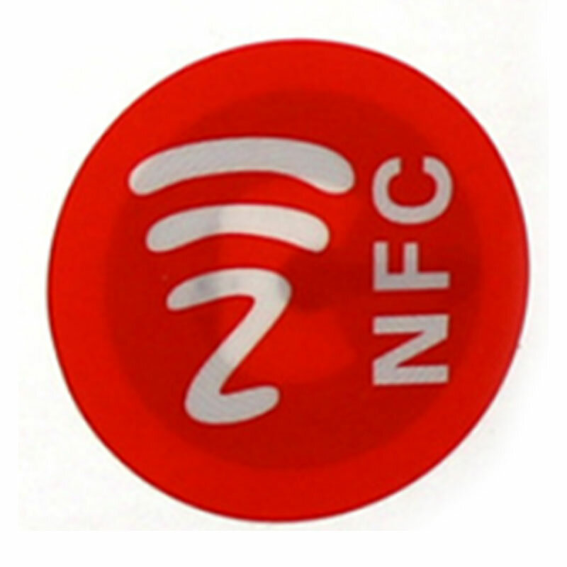 모든 휴대폰용 방수 PET 소재 NFC 스티커, 스마트 Ntag213 태그, 1 개