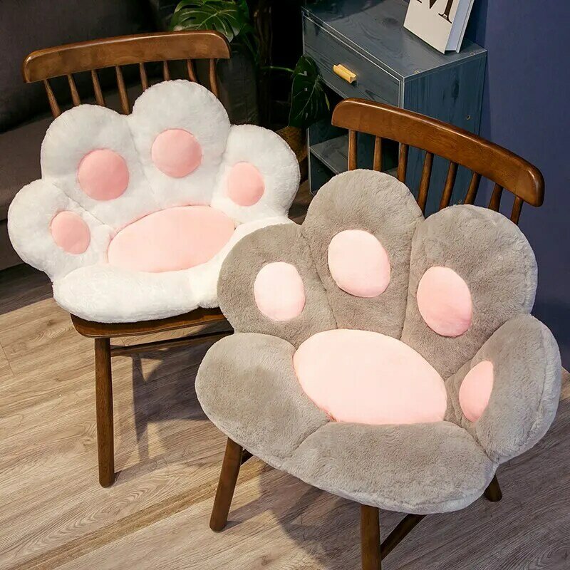 70*60cm Kawaii Mèo Paw đồ chơi sang trọng dễ thương mềm nhồi sàn Đệm Ghế Sofa Butt pad cho trang trí phòng văn phòng Nap búp bê