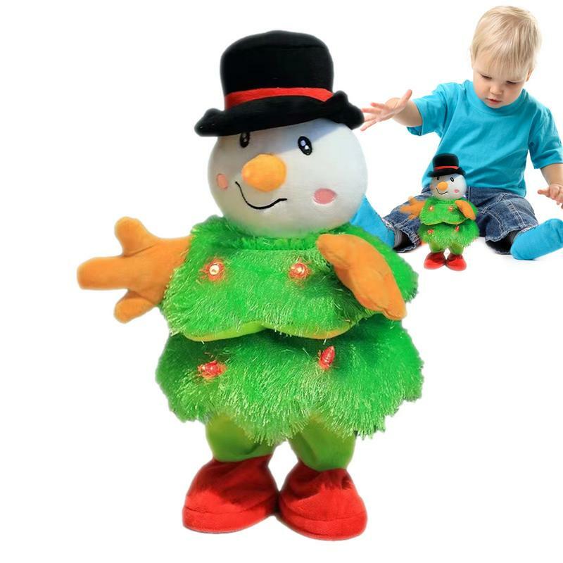Electric Dancing Interactive Dancing Musical 13.7'Toys Festive Kids Toys Creative Christmas Decorations For Kids