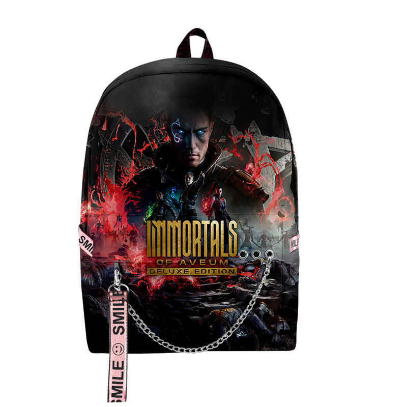 Immortals of Aveum 2023 New Game Zipper Rucksack Casual Style Harajuku Schoolbag Unique Travel Bag