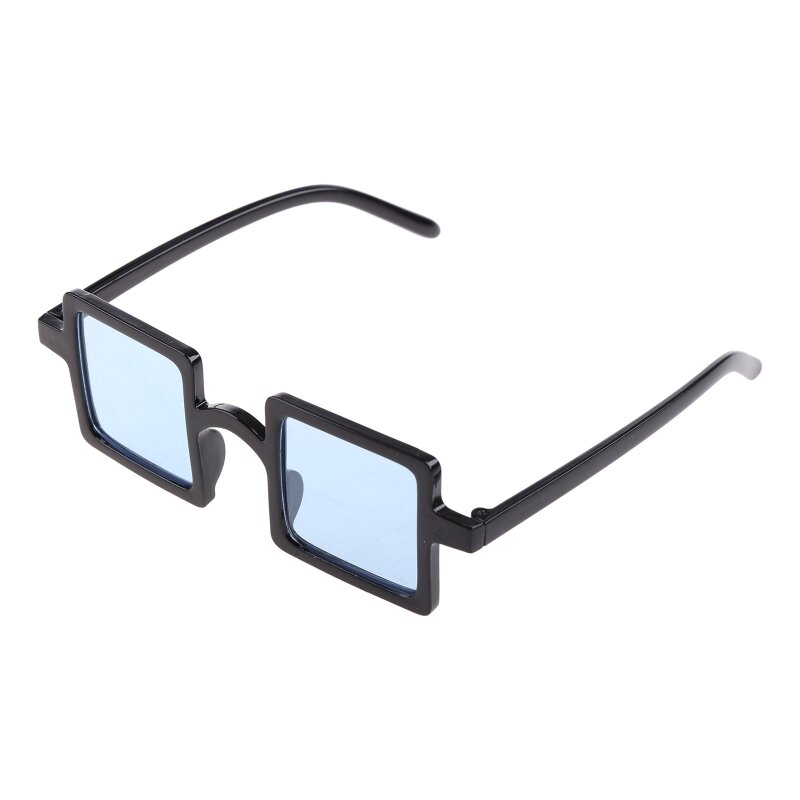 Übergroße quadratische Sonnenbrille für Kinder, trendige flache Oberseite, Kleinkind-Sonnenbrille für Mädchen und Jungen, 2–10