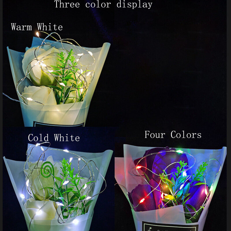 LED Copper Wire String Lights Outdoor Waterproof Bottle Light Bedroom Festival Wedding Party Fairy Christmas Decoration Lamps