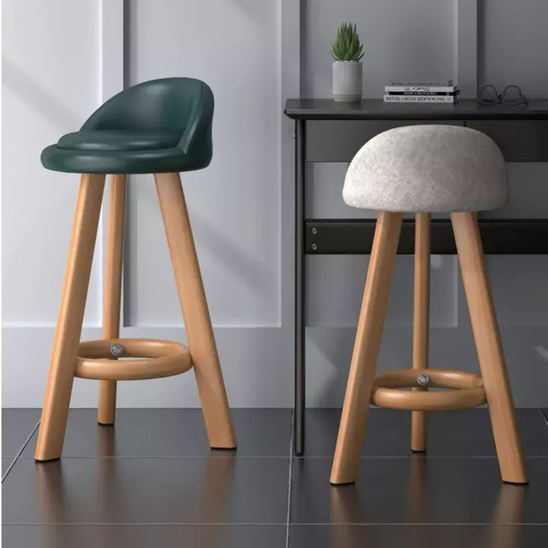 Современный минималистичный барный стул, устойчивые несущие кухонные ремесленные стулья, современные стулья высотой со стойкой, гладкая фотография