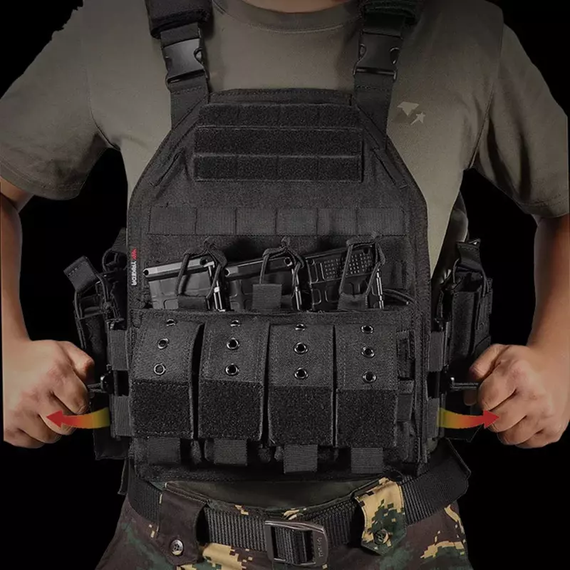 1000D Nylon Plate Carrier Tactical Vest Outdoor Hunting Sport Protective Adjustable MODULAR Vests for Airsoft Combat Accessories