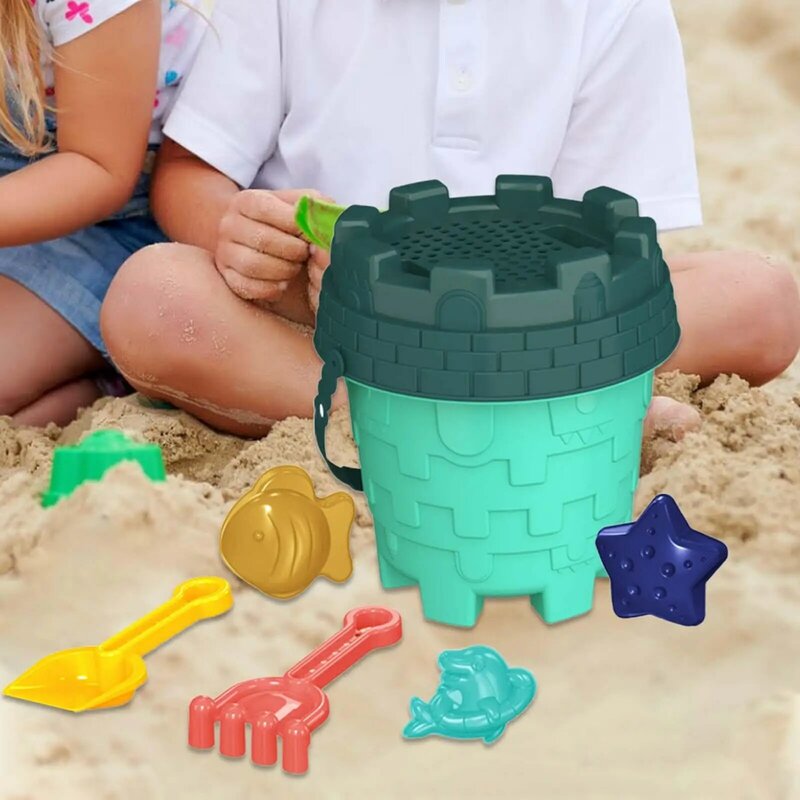 Juego de juguetes de arena, juguete de arena de playa, juego de palas de cubo de playa, juguete de desarrollo