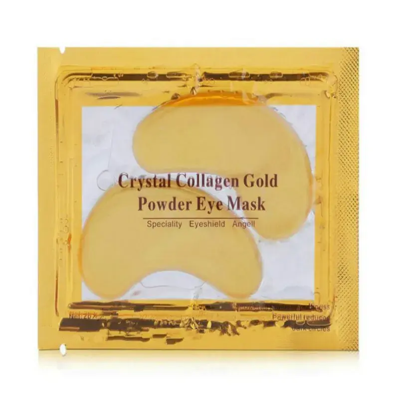 5 Pairs Crystal Collageen Gold Ogen Masker Verminderen Donkere Kringen Ogen Zakken Anti Leeftijd Schoonheid Patches Lifting Verstevigende Ogen Huid care Masker