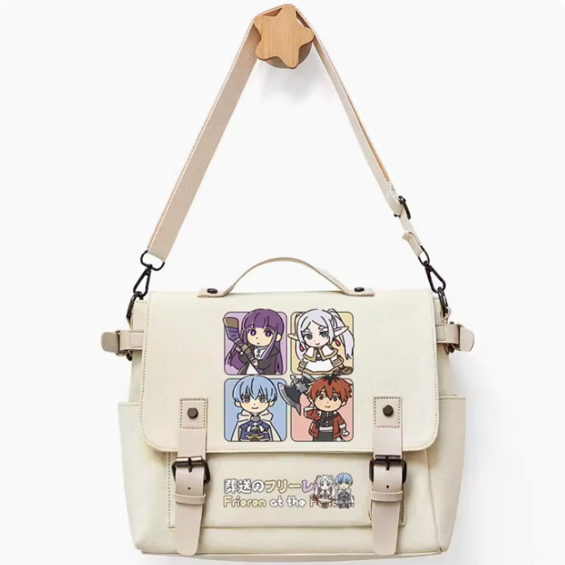 Anime Frieren at the Funeral Bag, Unsix Fashion, Casual Teenagers Crossbody, Student Messenger Bag, B814
