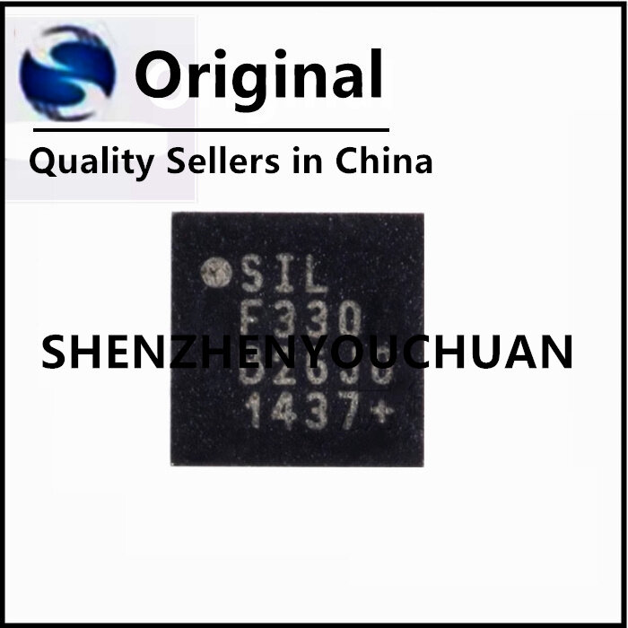 Chipset IC original, C8051F330-GMR, C8051F330, F330, QFN-20, novo, 1-100 pcs