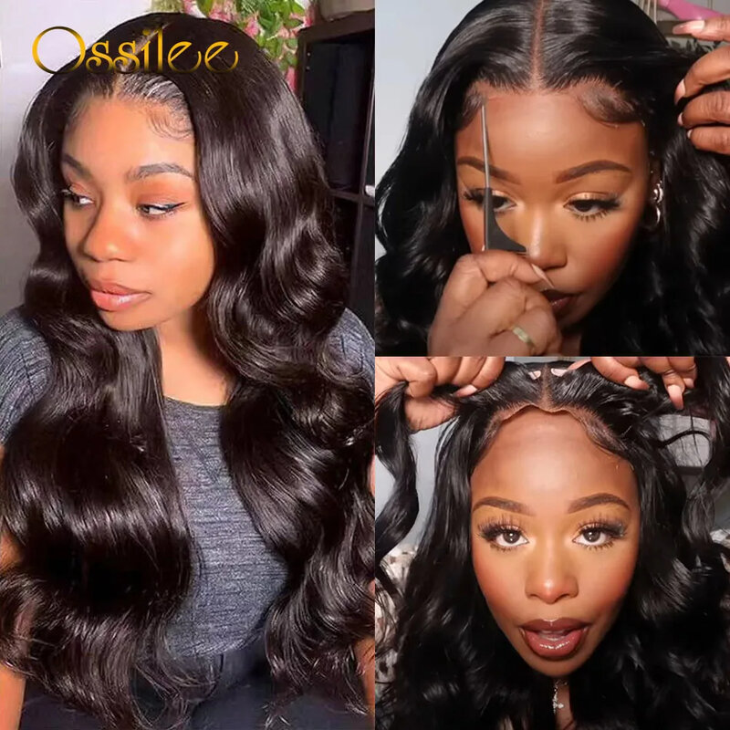 Glueless Wig Human Hair Ready to Wear 13x4/13x6 Transparen Lace Frontal Wigs Body Wave 5x5 Closure Wigs 360 Full Lace Wig