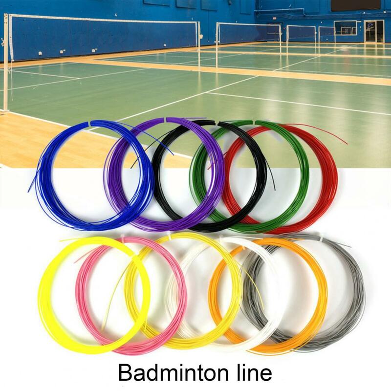 100cm do badmintona linia 19-25 kg Nylon rakieta do badmintona ciąg wysoka elastyczność do trenowania w badmintona ciąg ciąg żyłka do badmintona