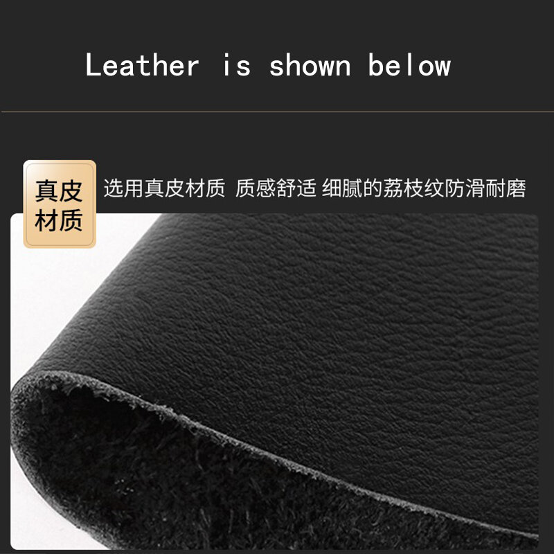 Genuine Leather for Porsche 2015-2023 Cayenne 2014-2023 Macan Hand Sewing Car Steering Wheel Cover Protection Car Accessories
