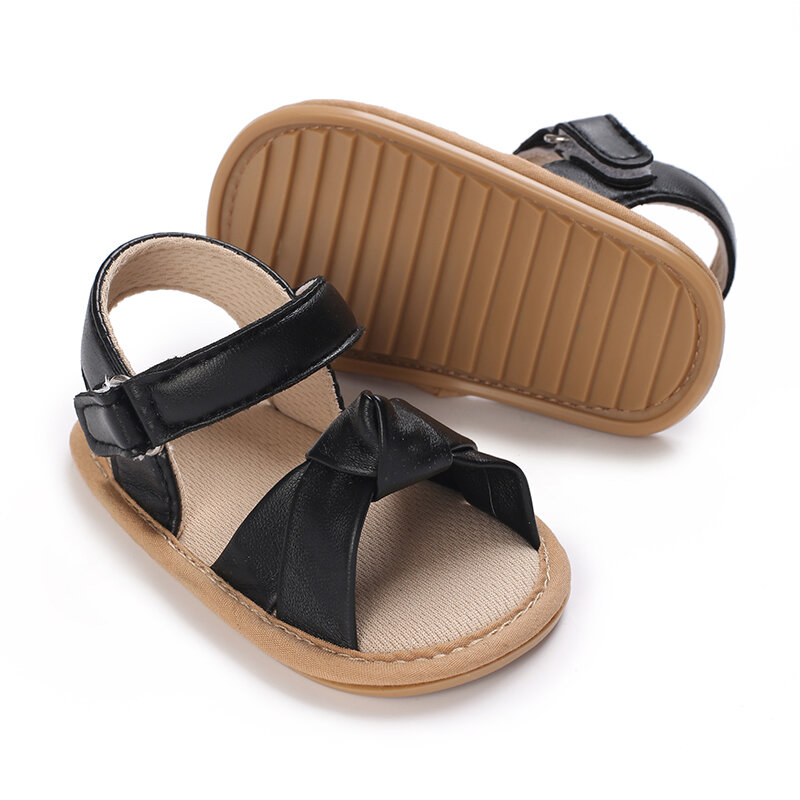 Летняя Детская удобная обувь для прогулок для девочек от 0 до 18 месяцев износостойкие сандалии с мягкой нескользящей подошвой