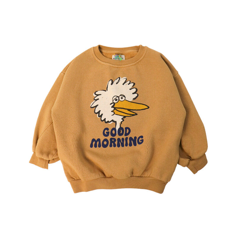 Ins New 2023 Autumn And Winter Kids Sweatshirts Cartoon Clothing Baby Boys Sweaters For Girls Long Sleeve Pullover Cute Tops