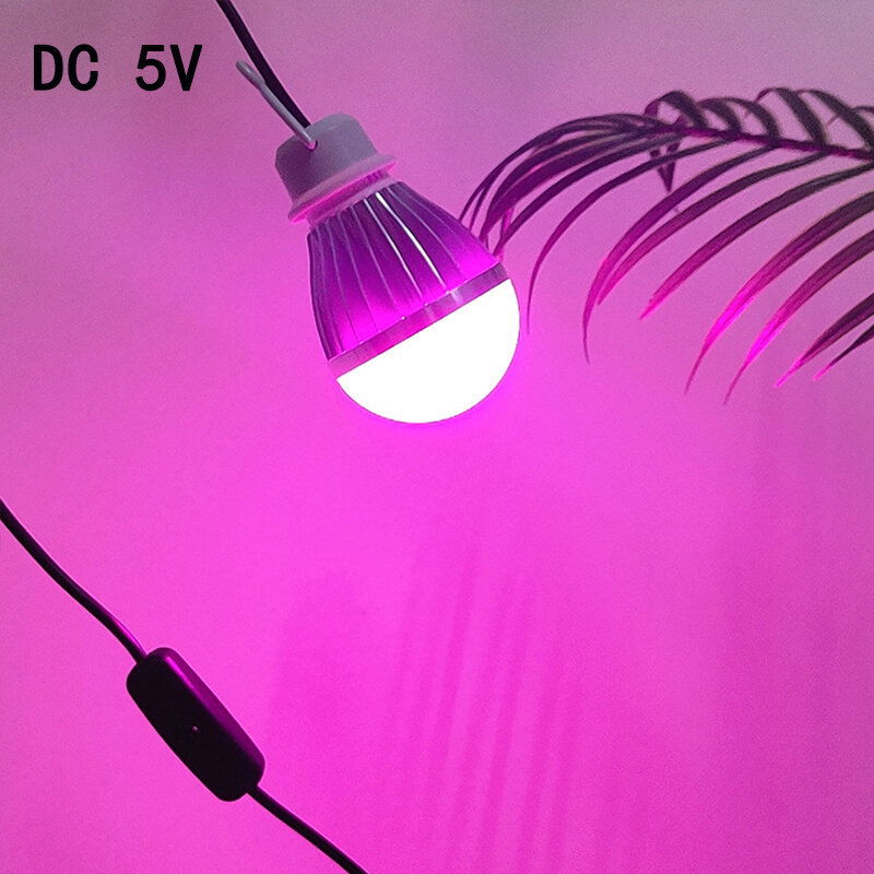 USB-лампа для роста растений, 10 Вт, 5 В