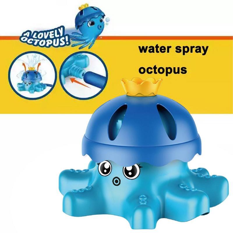 Pulverizador rotativo de água polvo, Aspersor de água ao ar livre, Brinquedo bonito para quintal e diversão