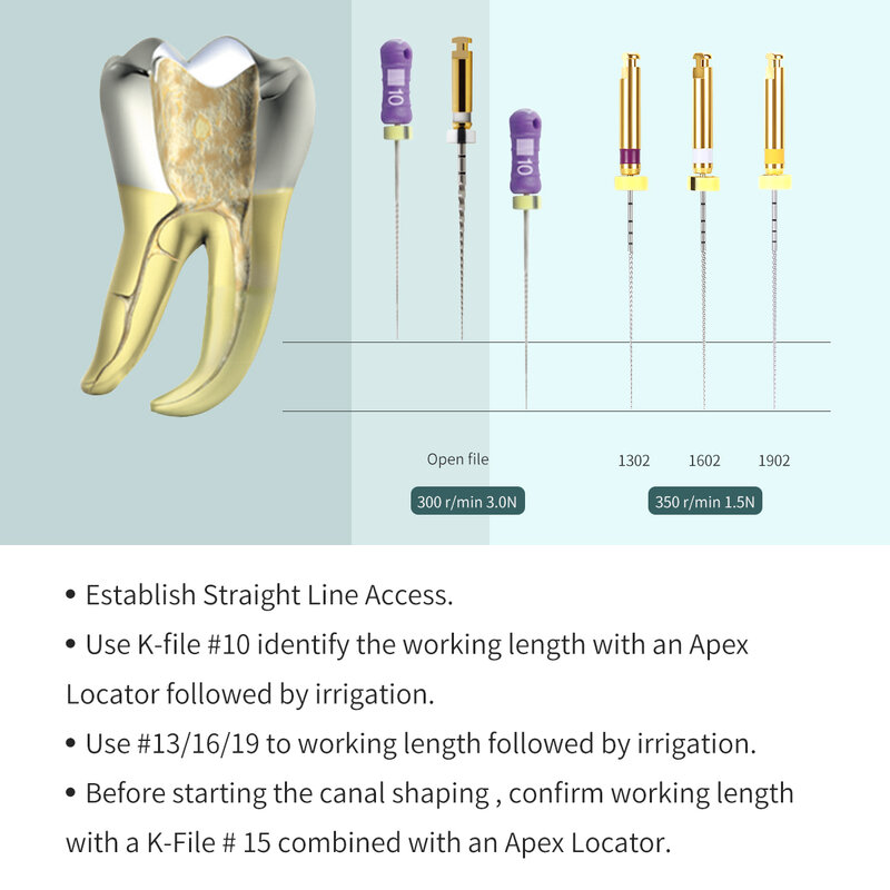 5 коробок Baistra стоматологический никель титановые дорожные напильники эндофайлов 25 мм Размер 13 #-19 # конус 02 для двигателя инструменты для корневого канала
