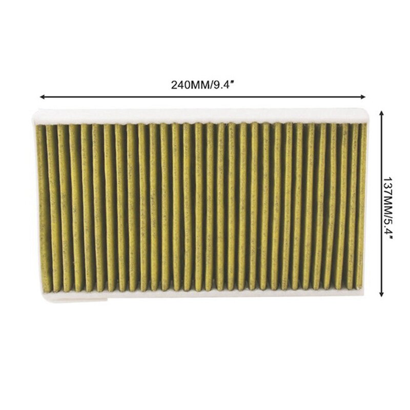 2Pcs Model 3 Air Conditioning Filter Replacement for Tesla Model 3 Y with Activated Carbon Car Air Filter