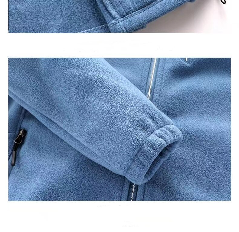 Plus Size Fleece Coats for Women Winter Spring Warm Casual Outdoor Sportswear Hiking Jogging Yoga Lady Cardigan jackets Chaqueta