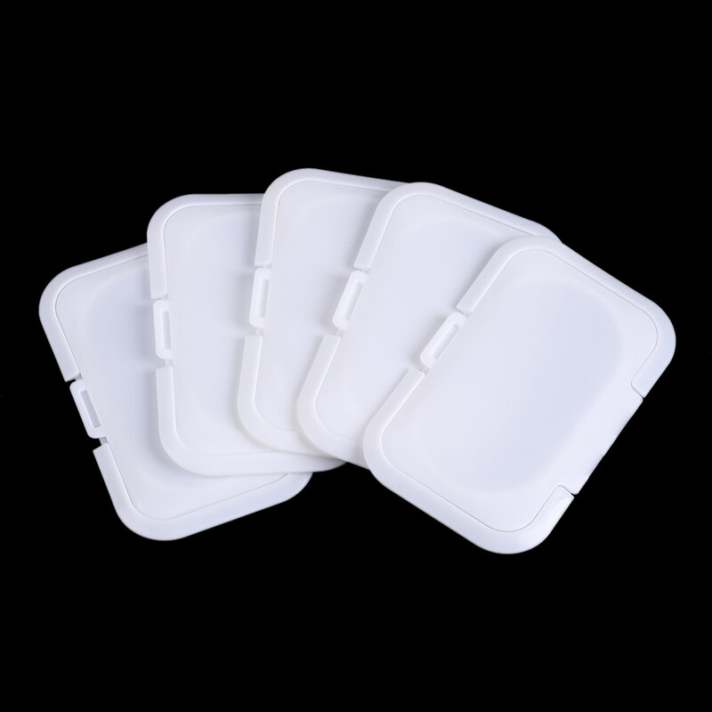 1/5/10pc Reusable Baby Wipes Lid Baby Wet Wipes Cover Portable Child Wet Tissues Box Lid Mobile Wipes Wet Paper Lid Useful