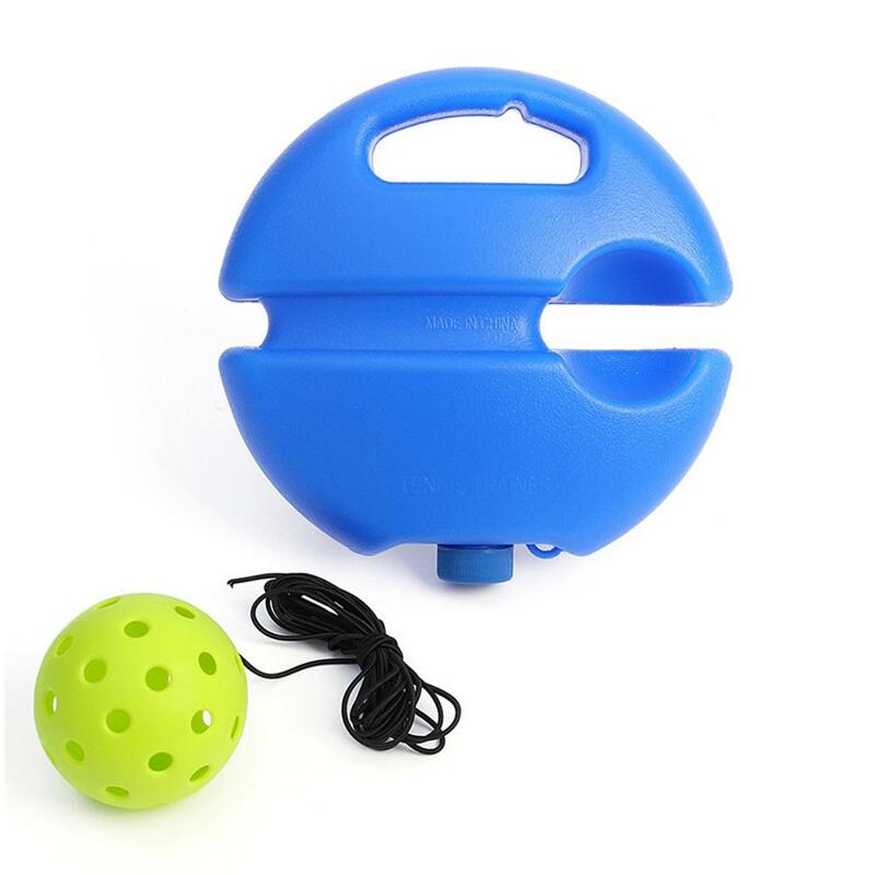 1 buah alat latihan picleball tali Baseboard peralatan tenis belajar sendiri pelatih peredam latihan latihan tenis Z5y0