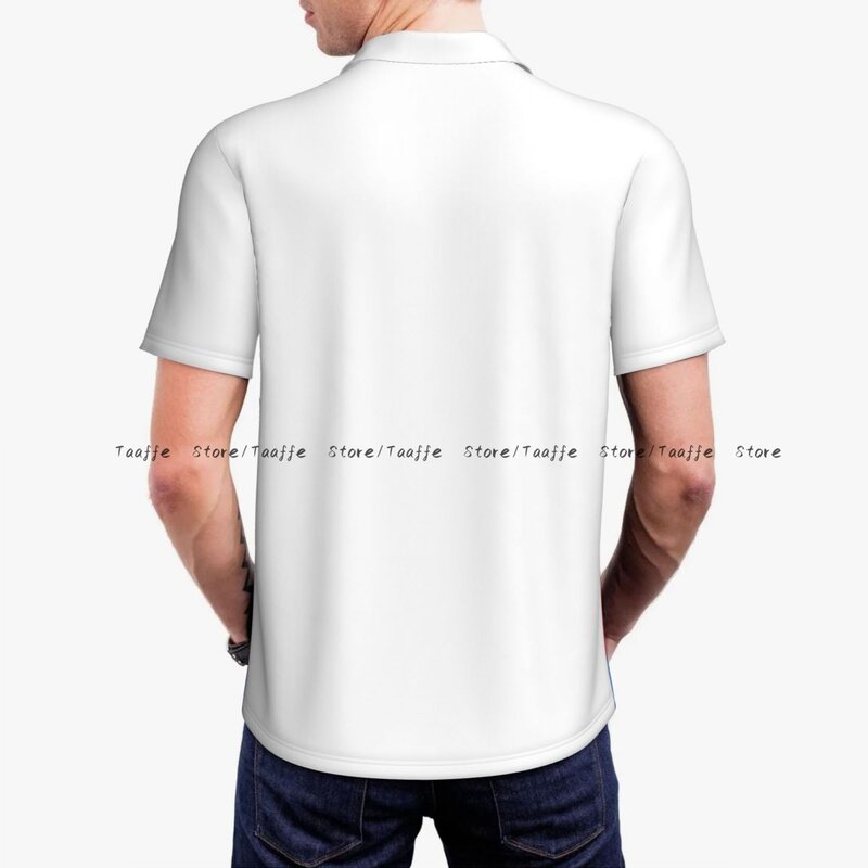El Bierzo Flag Men's polo shirt collar T-shirt short sleeve casual street shirt