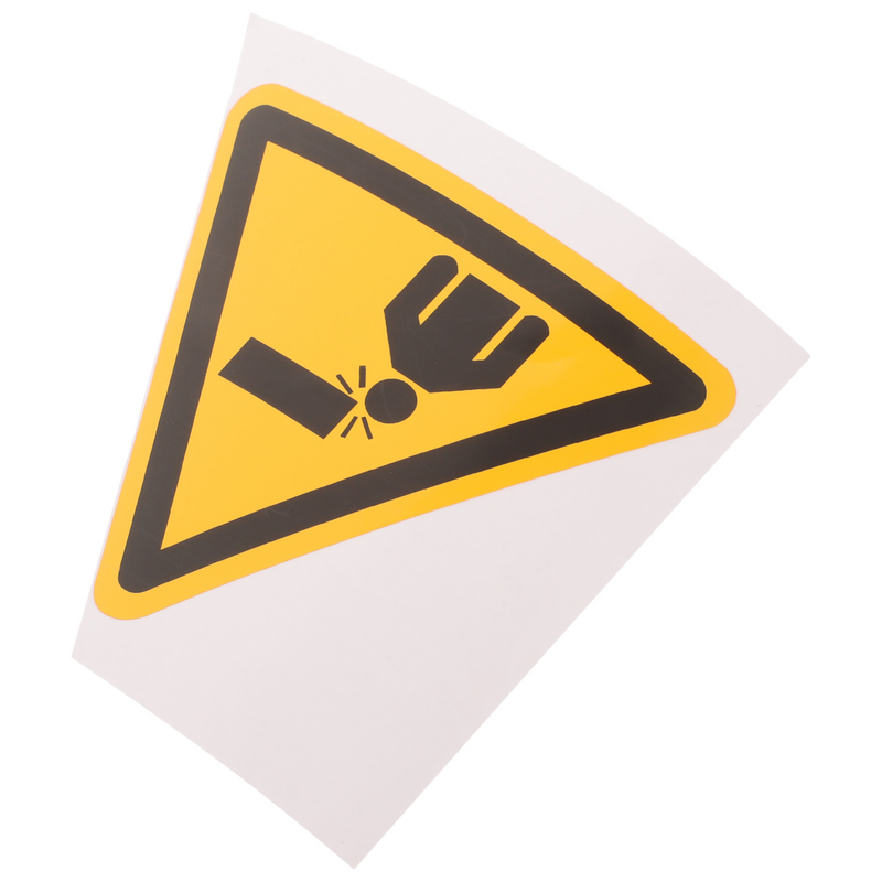 Des Besprechung zeichens niedrige Überkopf-Freiraum zeichen beobachten Sie Ihre Aufkleber Werkzeug maschine Vorsicht Warnung PVC-Zeichen selbst