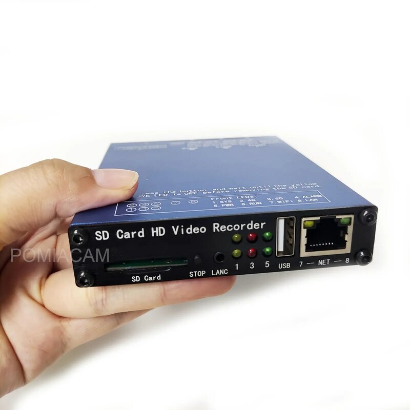 Grabador de vídeo dvr móvil para cámara AHD, dispositivo de vigilancia para camión, coche, autobús, vehículo, SDVR004 Pro, 4 canales, tarjeta SD