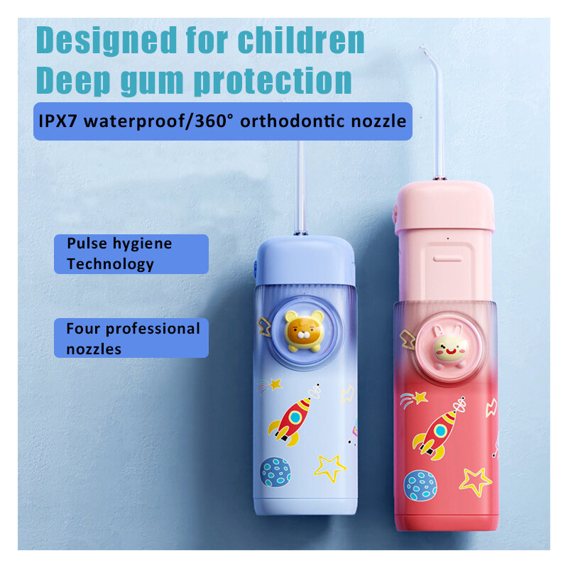 Mini nettoyeur dentaire électrique intelligent pour enfants, chasse dentaire portable, pierre dentaire, outil de fil dentaire