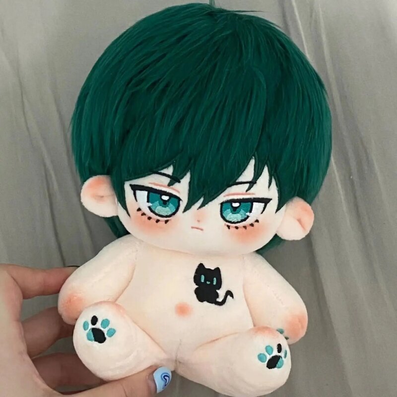Anime Rin Itoshi niebieski zamek 20cm pluszowy lalki zabawki naga lalka pluszowy Cosplay 6209 prezent dla dzieci